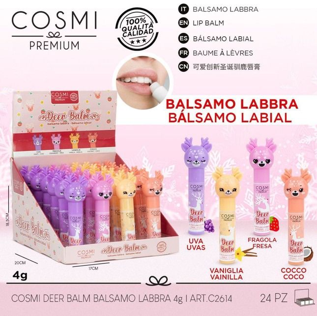 Cajita Navideña 4 labiales