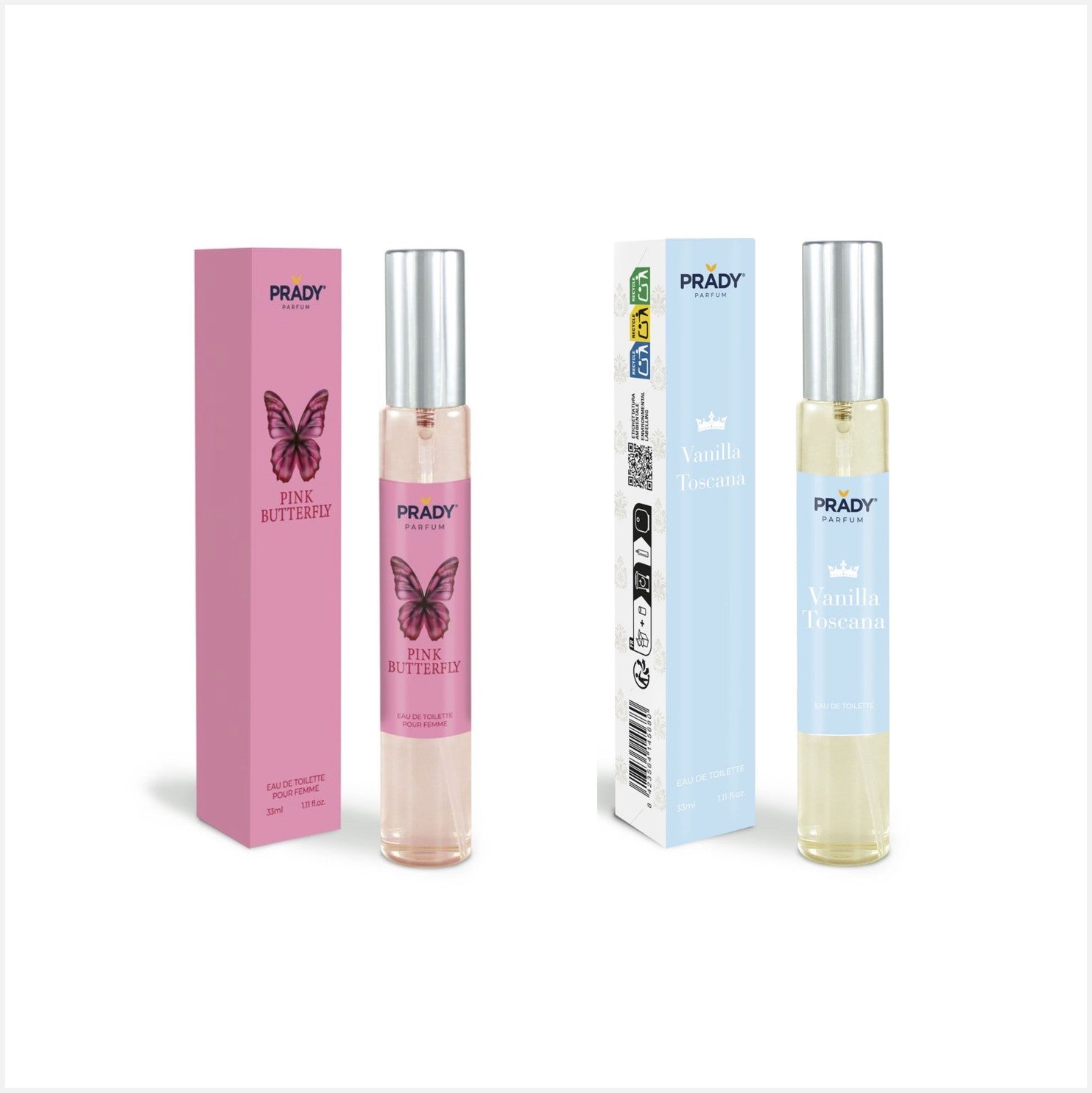 Pack Sorpresa de ambientadores y colonias ,  6 artículos de la marca Prady con aromas aleatorios