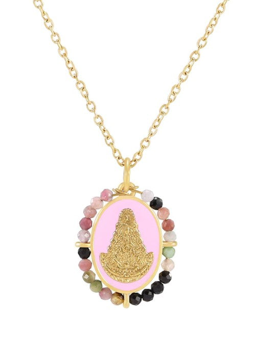 Caja regalo especial Primera Comunión Rosa, belleza y medalla