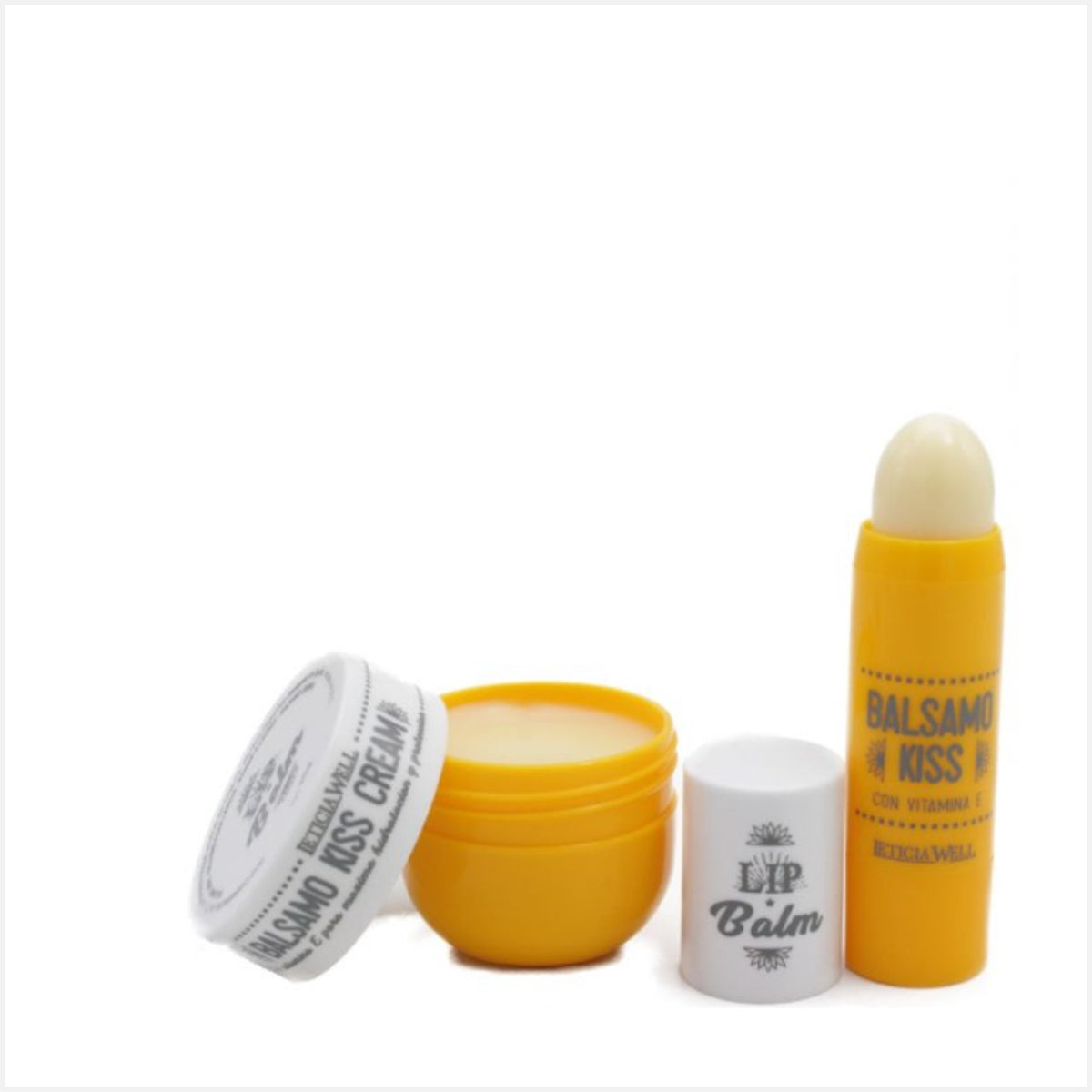 Leticia Well Pack bálsamo labial + crema labial vitamina E