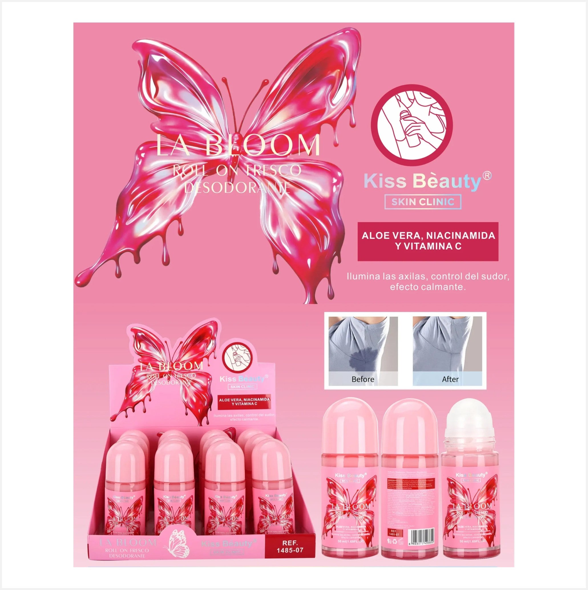 Kiss Beauty La Bloom Deo Roll-on