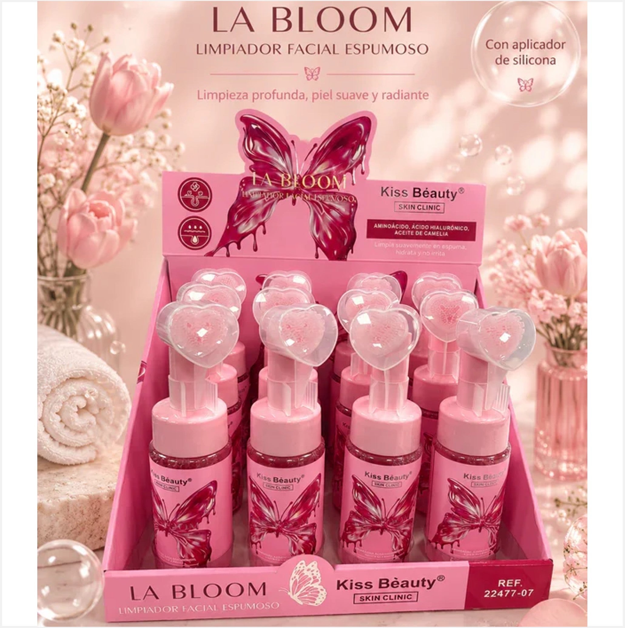 Kiss Beauty La Bloom Limpiador facial