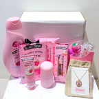 Caja regalo especial Primera Comunión Rosa, belleza y medalla