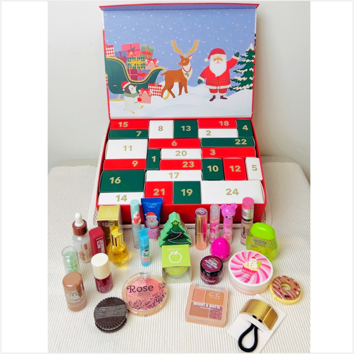 Calendario de Adviento 24 productos beauty