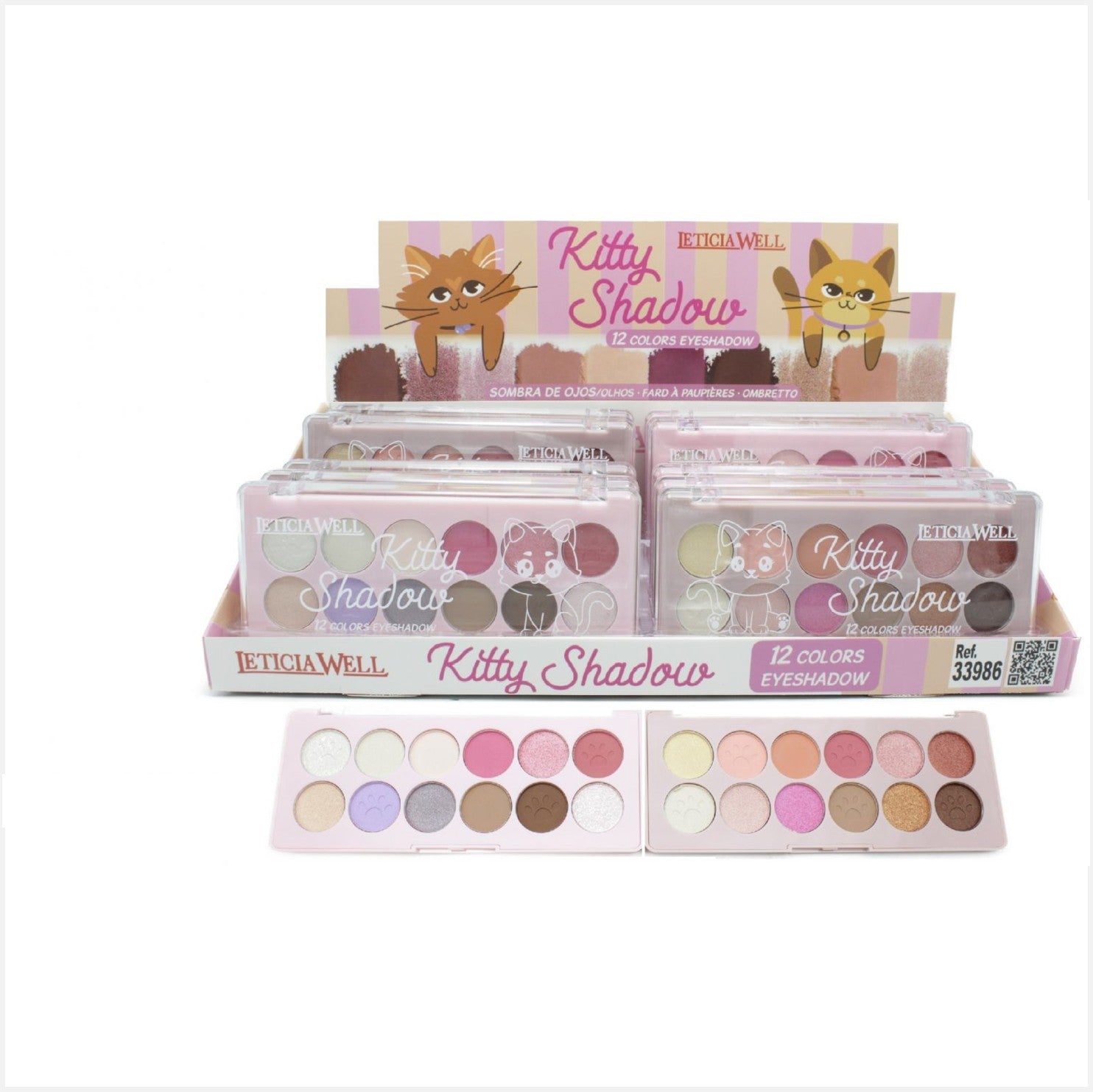 Leticia Well Paleta de sombras de ojos 12 tonos