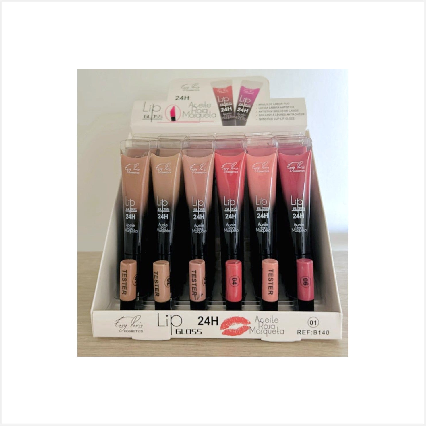 Pack barra de labios + lip gloss 24 horas