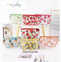 Neceser plastificado estampado frutal