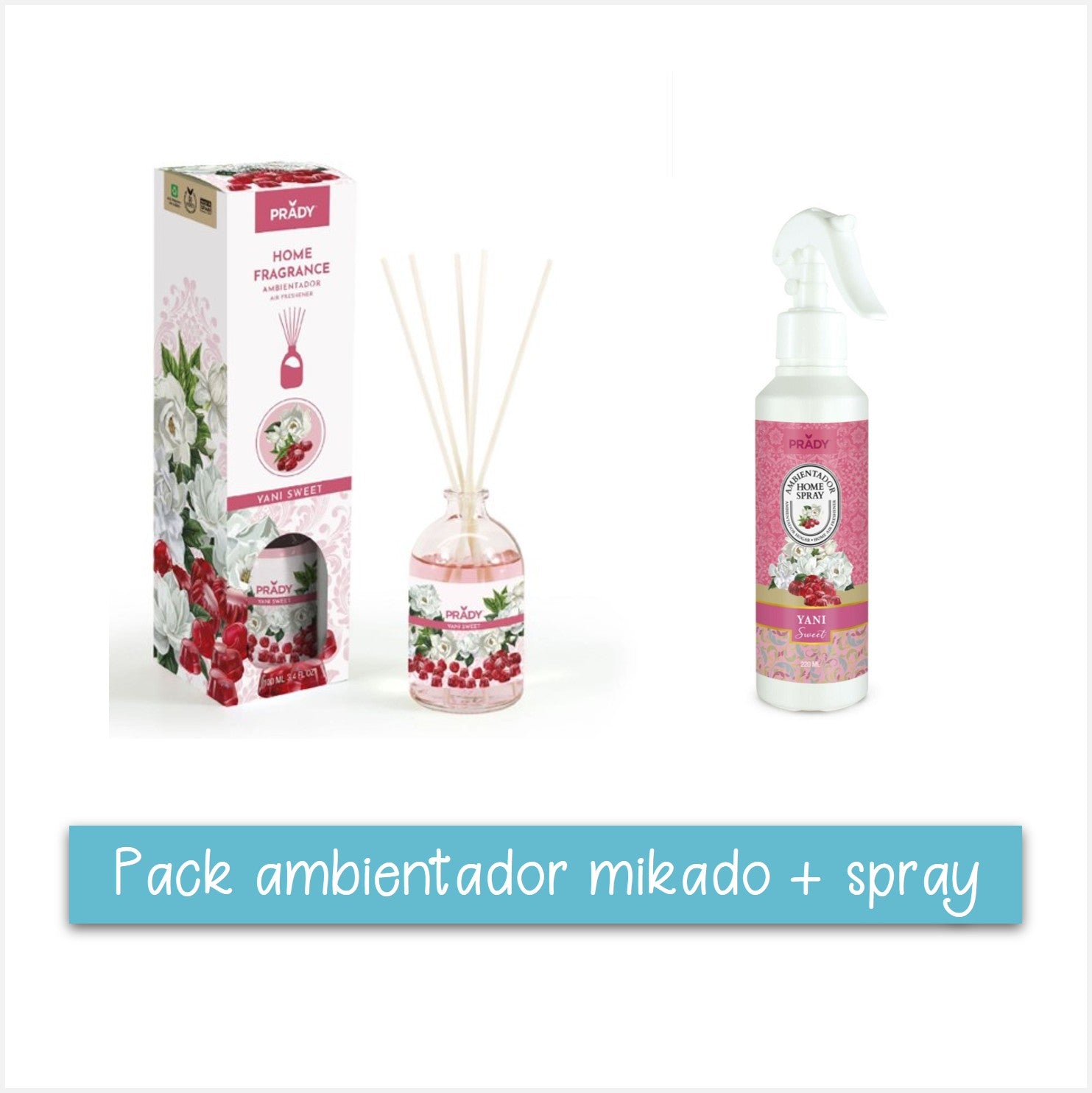 Pack ambientadores Yani Sweet