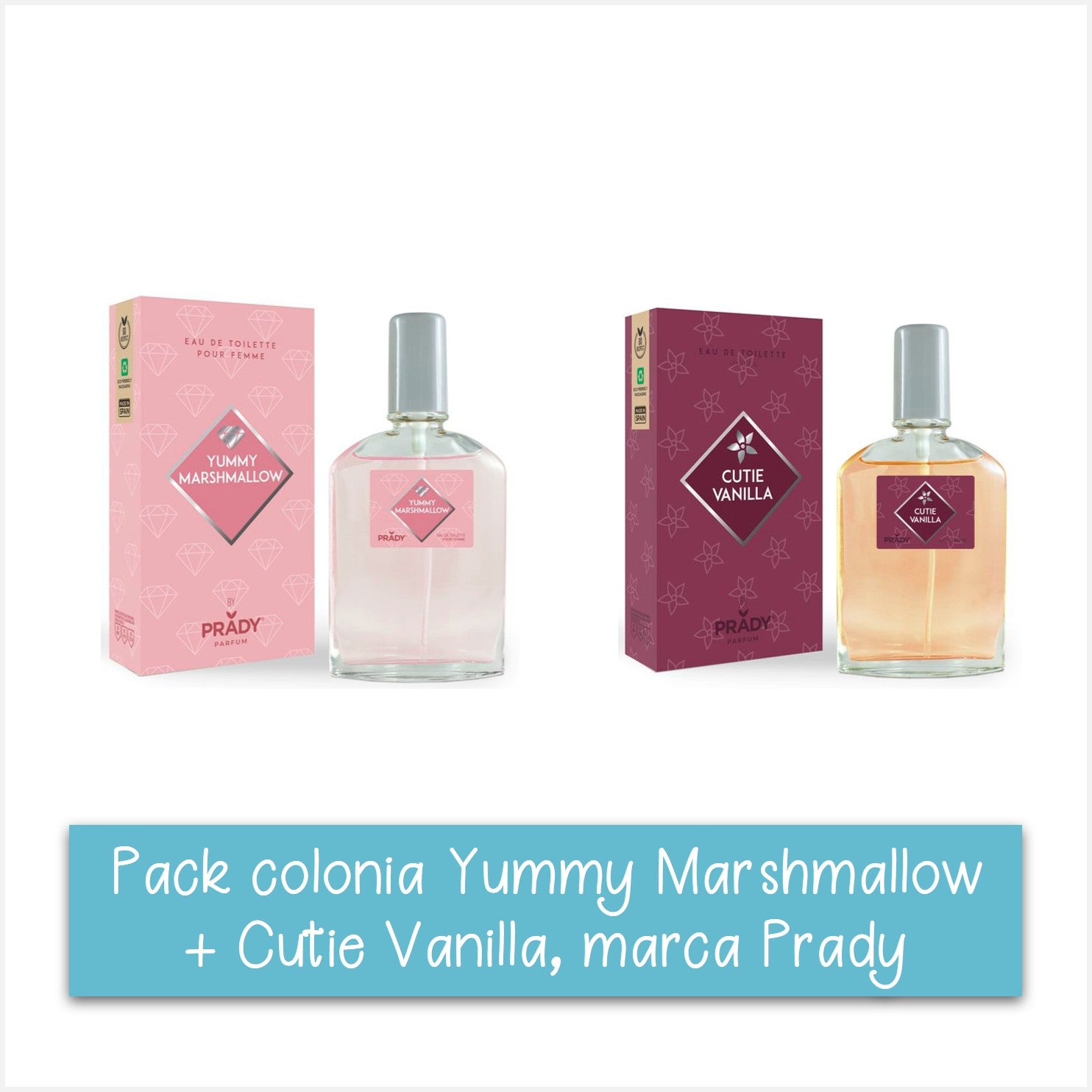 Pack  colonia Yummy Marshmallow + Cutie Vanilla