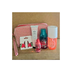 Pack neceser vichy rojo