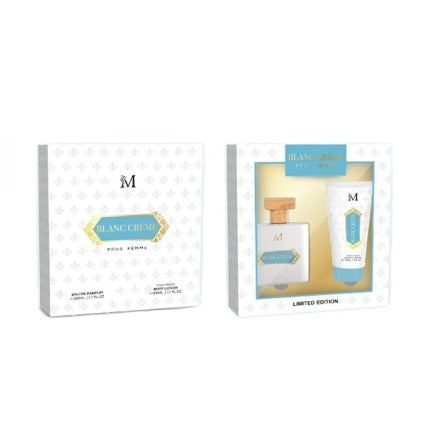 Set Agua de Perfume y body lotion Blanc Creme, Montage Brands
